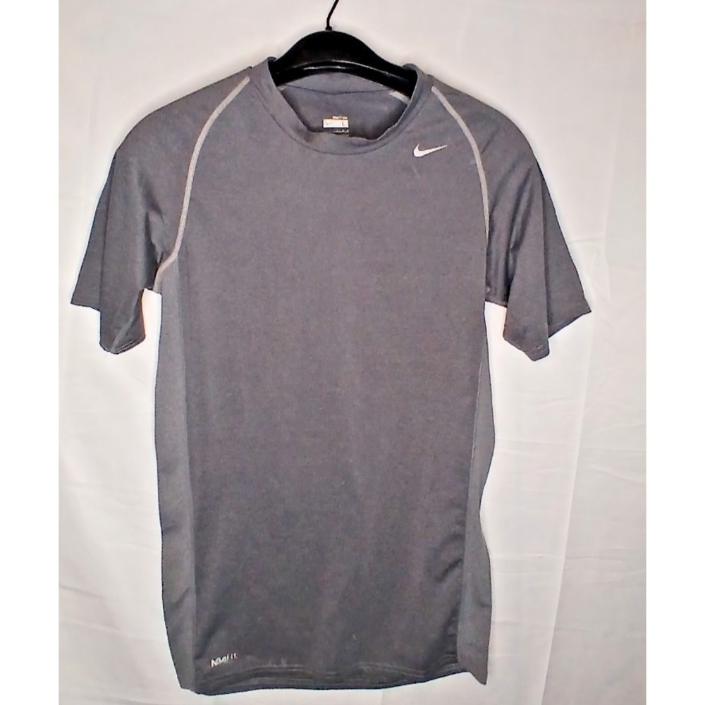 Nike Fit Pro Performance Mens Gray T-Shirt Size Large